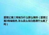 爱情公寓三宛瑜为什么那么憔悴（爱情公寓3宛瑜脸色,怎么真么苍白是得什么病了吗）