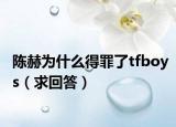 陈赫为什么得罪了tfboys（求回答）