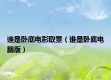 谁是卧底电影取景（谁是卧底电脑版）