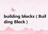 building blocks（Building Block）