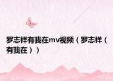 罗志祥有我在mv视频（罗志祥（有我在））