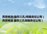 燕京啤酒(曲阜三孔)有限责任公司（燕京啤酒 曲阜三孔有限责任公司）