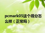 pcmark05这个得分怎么样（正常吗）
