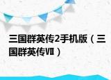 三国群英传2手机版（三国群英传Ⅶ）