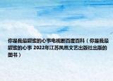 你是我最甜蜜的心事电视剧百度百科（你是我最甜蜜的心事 2022年江苏凤凰文艺出版社出版的图书）