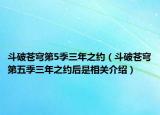 斗破苍穹第5季三年之约（斗破苍穹第五季三年之约后是相关介绍）