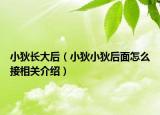 小狄长大后（小狄小狄后面怎么接相关介绍）