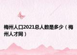 梅州人口2021总人数是多少（梅州人才网）