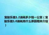 宝骏乐驰1.2油耗多少钱一公里（宝骏乐驰1.0油耗高什么原因相关介绍）