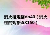 消火栓规格dn40（消火栓的规格:SX150）