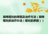 猫咪呕吐的原因及治疗方法（猫咪呕吐的治疗办法（呕吐的原因））