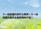 十一朵玫瑰代表什么意思（十一朵玫瑰代表什么意思相关介绍）