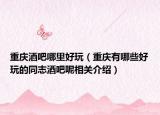 重庆酒吧哪里好玩（重庆有哪些好玩的同志酒吧呢相关介绍）