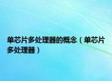 单芯片多处理器的概念（单芯片多处理器）