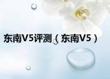 东南V5评测（东南V5）