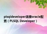 plsqldeveloper连接oracle配置（PLSQL Developer）