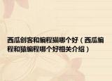 西瓜创客和编程猫哪个好（西瓜编程和猿编程哪个好相关介绍）