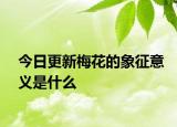 今日更新梅花的象征意义是什么