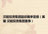 汉能投资集团副总裁李亚倩（奚望 汉能投资集团董事）