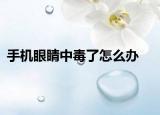 手机眼睛中毒了怎么办