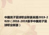 中国男子篮球职业联赛直播2019-2020（2018-2019赛季中国男子篮球职业联赛）
