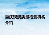 重庆现浇质量检测机构介绍
