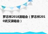罗志祥2018演唱会（罗志祥2010武汉演唱会）