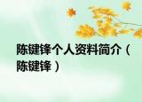 陈键锋个人资料简介（陈键锋）