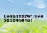打手屁是什么意思呢?（打手屁为什么会死相关介绍）