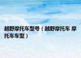 越野摩托车型号（越野摩托车 摩托车车型）