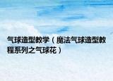 气球造型教学（魔法气球造型教程系列之气球花）