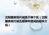 沈阳国奥现代城属于哪个区（沈阳国奥现代城五期哪年建成的相关介绍）