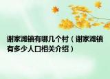 谢家滩镇有哪几个村（谢家滩镇有多少人口相关介绍）