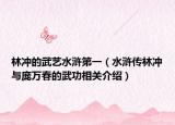 林冲的武艺水浒第一（水浒传林冲与庞万春的武功相关介绍）