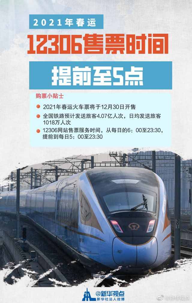 12306售票时间提前到5点
