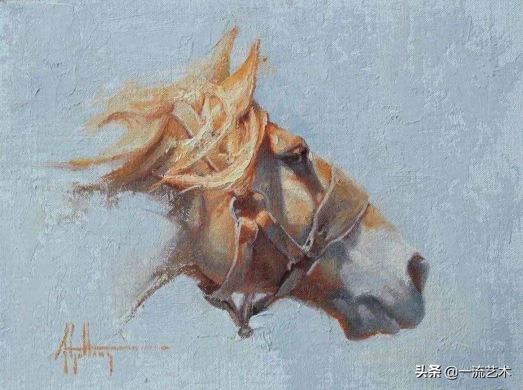 美国90后美女画家，画马堪称一绝