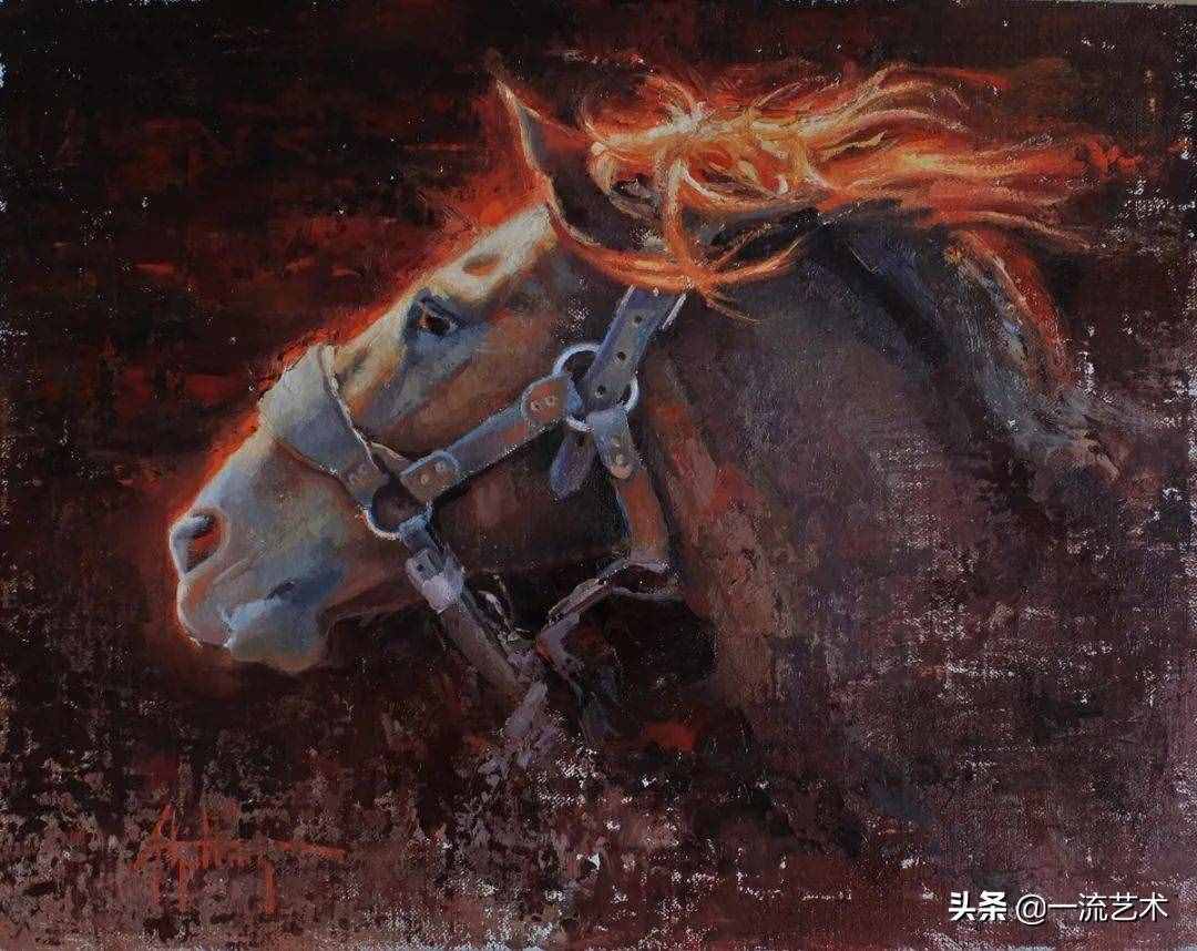 美国90后美女画家，画马堪称一绝