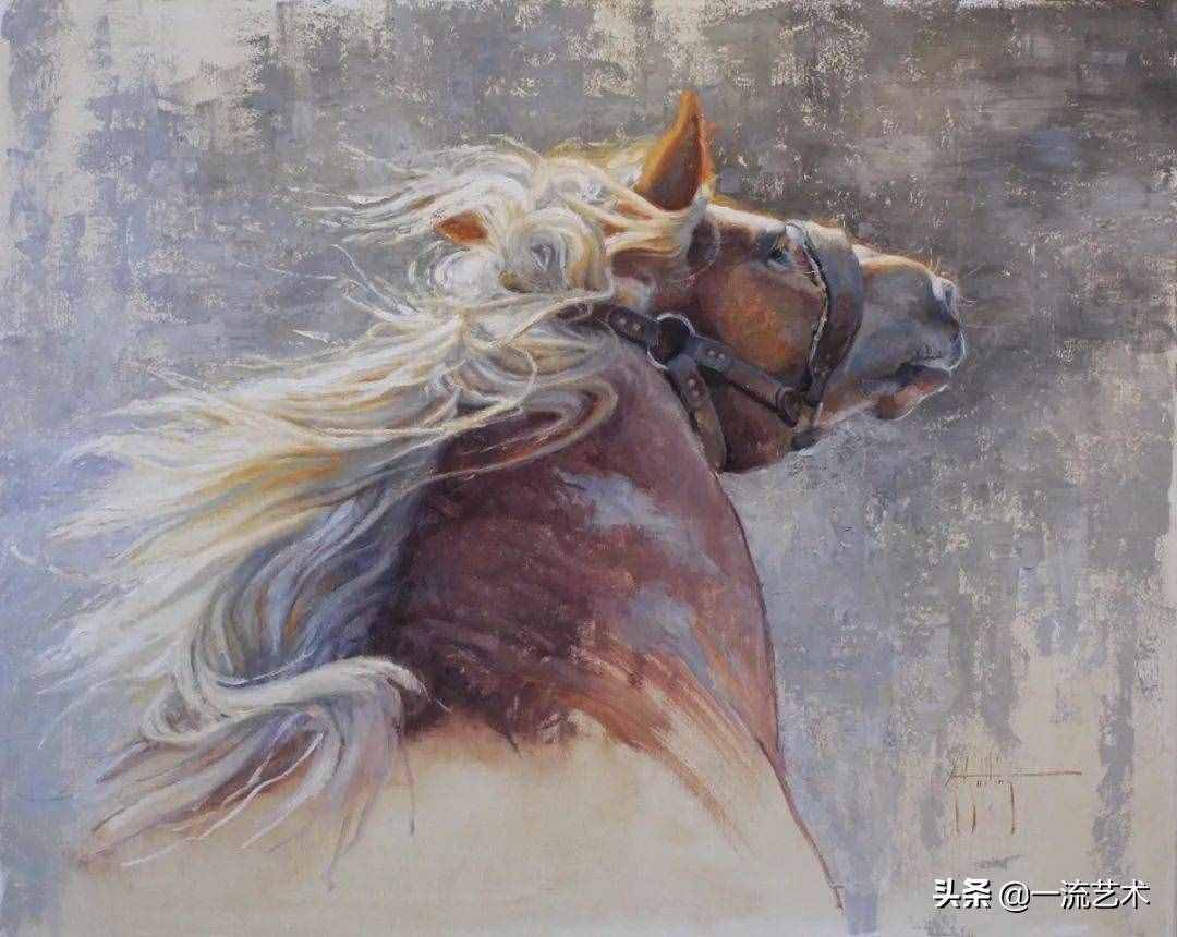 美国90后美女画家，画马堪称一绝