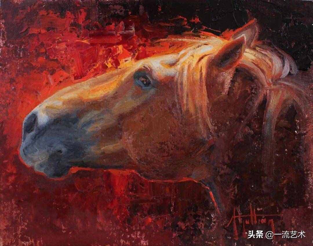 美国90后美女画家，画马堪称一绝