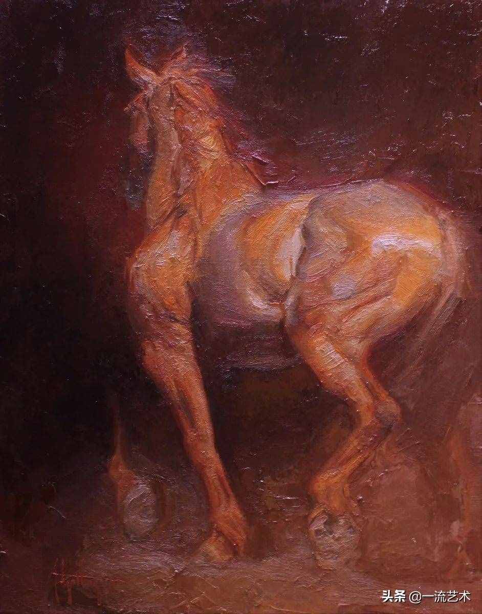 美国90后美女画家，画马堪称一绝