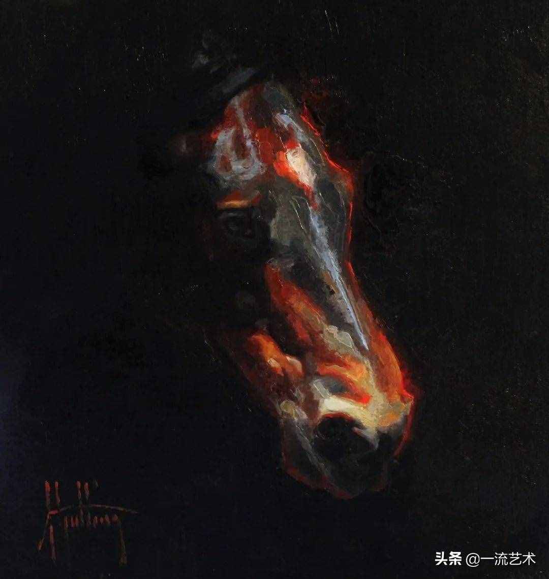 美国90后美女画家，画马堪称一绝