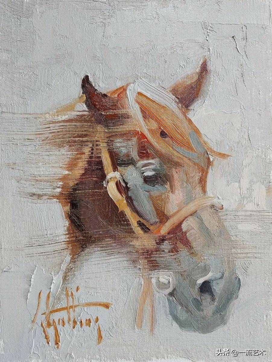 美国90后美女画家，画马堪称一绝
