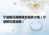 宁波鲜花保鲜库安装多少钱（宁波鲜花速递网）