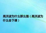 高洪波为什么那么强（高洪波为什么会下课）