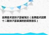 金牌魔术团刘子豪被淘汰（金牌魔术团第十二期刘子豪表演时的背景音乐）
