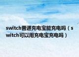 switch普通充电宝能充电吗（switch可以用充电宝充电吗）