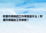 称重传感器的工作原理是什么（称重传感器的工作原理）