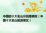 中国的十大名山分别是哪些（中国十大名山旅游景区）