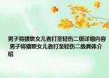 男子将猥亵女儿者打至轻伤二级详细内容 男子将猥亵女儿者打至轻伤二级具体介绍
