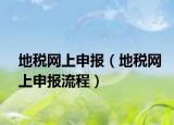 地税网上申报（地税网上申报流程）